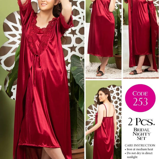 Bridal 2Pc Nightwear, Romance Nighty Set